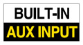 Built-in AUX Input
